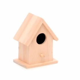 Wooden bird house 7.5x5.5x10cm