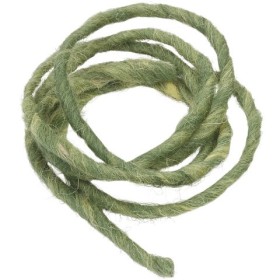 Wool rope, 2m, dark green