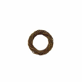 Wicker wreath, dark brown Ø7cm