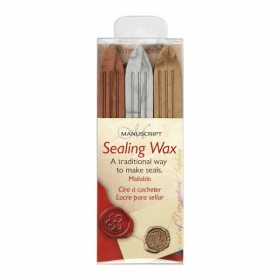 Sealing wax, gold, silver, bronce