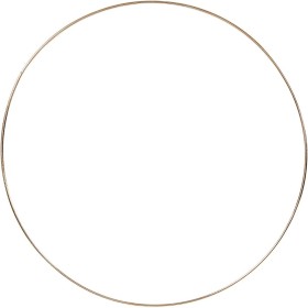 Gold metal ring Ø30cm