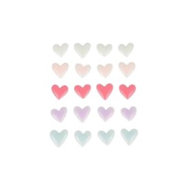 Artemio Epoxy stickers hearts, 20 pcs