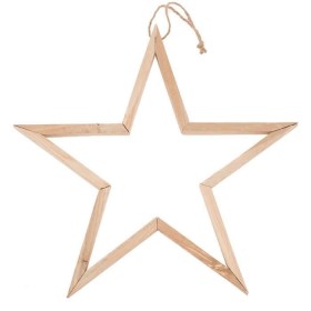 3D Wooden star, 39x39x2.5cm