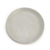 Wooden plate, Ø29cm, light grey