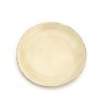 Wooden plate, Ø29cm, cream