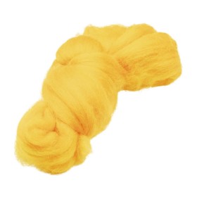 Felting wool, yellow