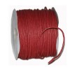 Paper wrap with wire, 2mm/25m, red