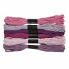 Cotton thread, 6x8m purple