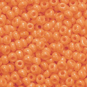 Rocailles 2.5mm, opaque orange 20g