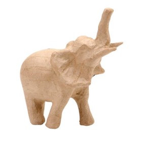 Cardboard elephant 15x6.5x15cm