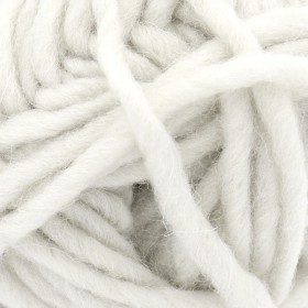 Machine felting wool, white