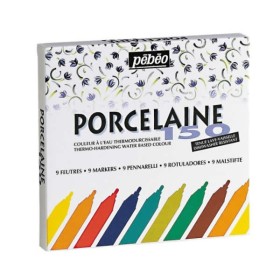 Pack of 9 pens Porcelaine 150