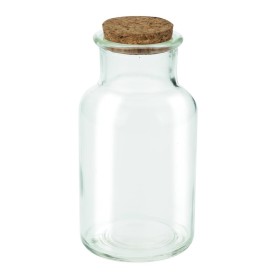 Glass bottle with stopper 260ml, 6.5x12.5cm