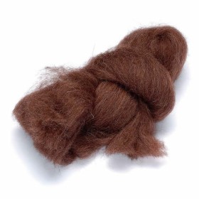 Felting wool, brown