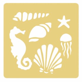 Embossing Stencil Sealife