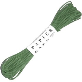 Paper yarn, 15m, green