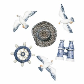 Polyresin objects "sea", 2-4cm, 6 pces