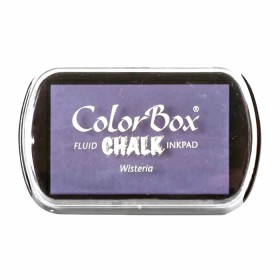 Stamp pad chalk effect, wisteria