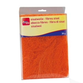 Abaca fibres, orange
