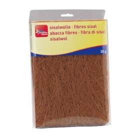 Abaca fibres, dark brown
