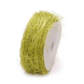Sisalwrapped wire 10m, green