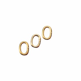 Oval rings, gold, 20 pces