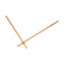 Aluminium gold anodised clock-hands 80/60mm
