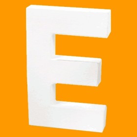 Carboard letter 20.5cm E