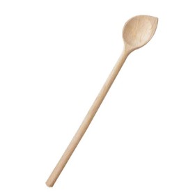 Wooden spoon round with point, 30cm