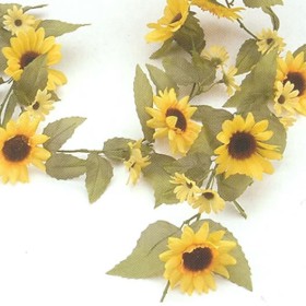 Sunflower garland 180cm