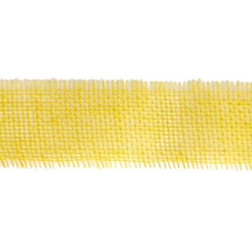 Jute ribbon 40mm/1m, yellow