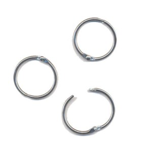 Metallic Ring silver, Ø32mm, 1 pce