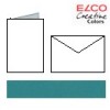 Set 10 cards and envelopes, pine green