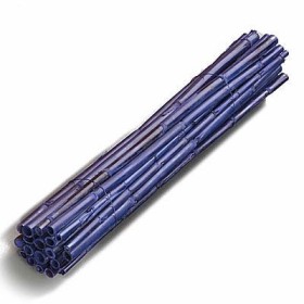 Wooden sticks, 40cm, blue, 5 pcs