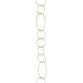 Gold plated chain, 22x44mm, 1m