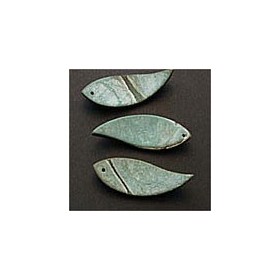 Coco decoration, leaf, 6cm, green