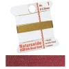 Natural silk thread, 0.35mm/2m, red