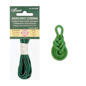 Asian Knot Cording, 1.8m/2.5mm, green