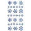 Stickers Snowflakes, 1 sheet