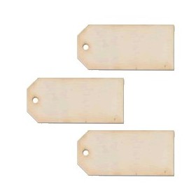 Artemio wooden tags, 3 pcs