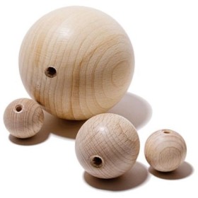 Wooden bowls 18mm, drilled