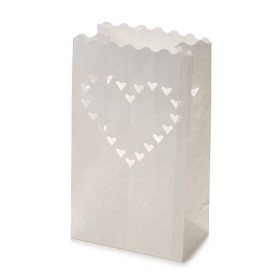 Luminaria Love Paper lantern 26,5 x 15,5 x 9 cm, 10 pcs