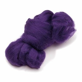 Felting wool, purple