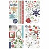 Basic Grey - Nordic Holiday Glitter Chipboards