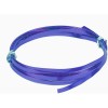 Flat aluminium wire, 1.2x4mm, 2m, blue