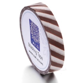 Cart-us Masking Tape Stripes Brown