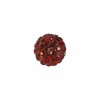 Shamballa Style Beads, 10mm, siam, 4 pcs