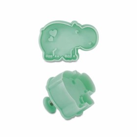 Plunger clay cutter, hippo 6cm