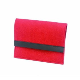 iPad felt case, 27x21cm, red
