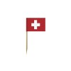 Party picks, Swiss flags, 6.5cm, 10 pcs
